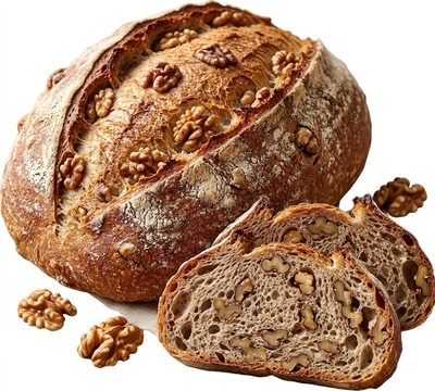 天然酵母くるみカンパーニュ（ライ麦パン）