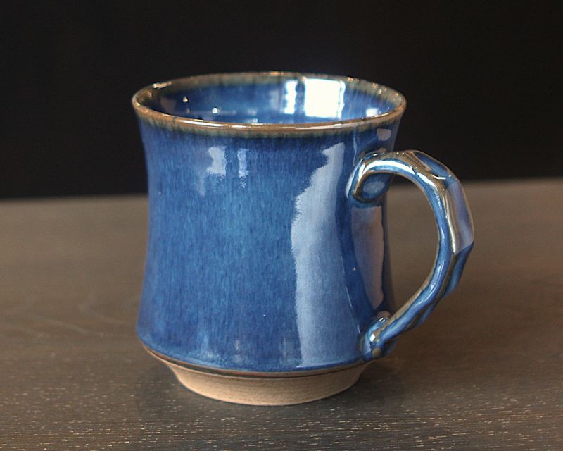 ブルー切立マグ（大） | 会津慶山焼