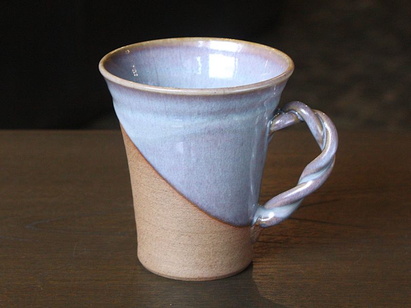 ねじり手マグ | 会津慶山焼