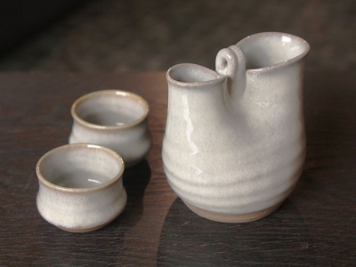 白釉・酒器セット