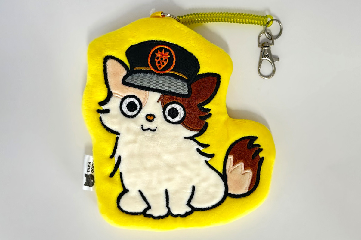 ニタマアップリケパスケース （コイル＆ファスナー付きパスケース