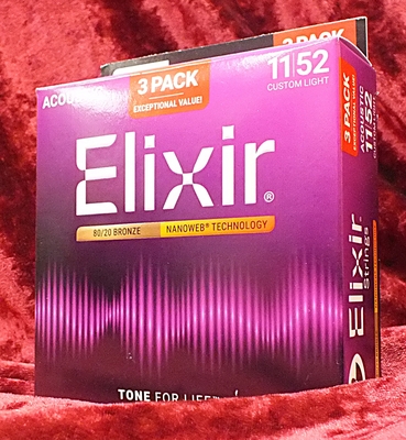 ELIXIR・11～52・80/20 Bronze・NANOWEB・エリクサー【今だけお得な3set Pack】
