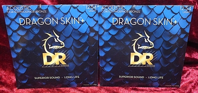 【2set】DR・DAP-13・LIGHT・Dragon Skin+・Phosphor Bronze・12-54・アコギ