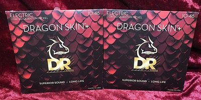 【2set】DR・DEQ-10・MEDIUM・Dragon Skin+・COATED QUANTUM NICKEL・10-46・エレキ