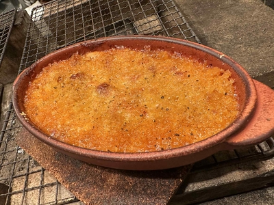 トリッパと白いんげん豆のグラタン