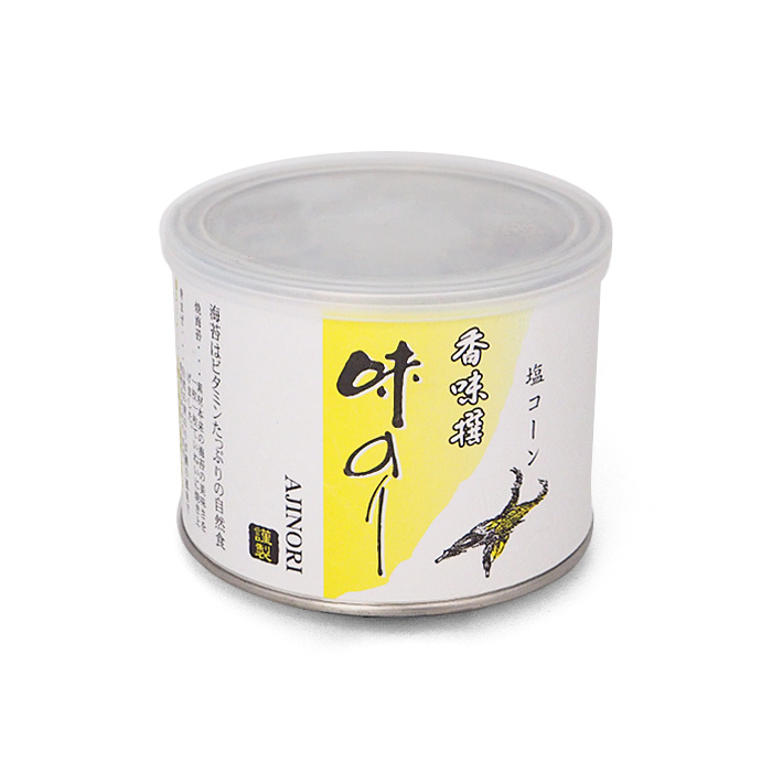 香味撰 味のり ダルマ缶 塩コーン 8切60枚入り 国産 | 小林海苔店【公式】