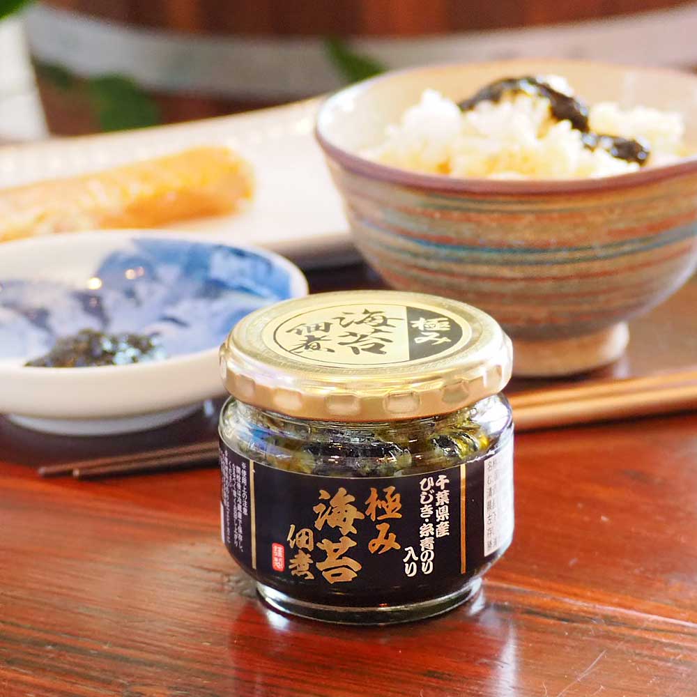 極み海苔佃煮 千葉県産 100g 千葉県産 ひじき・糸青のり入り | 小林