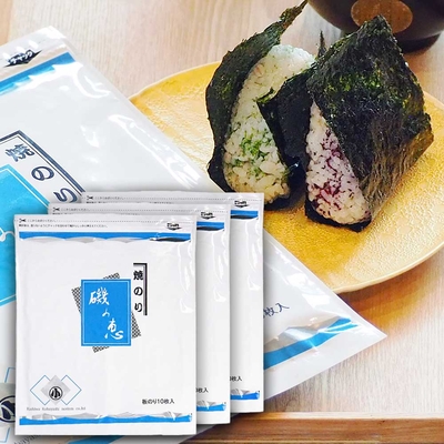 【送料込み】磯の恵（青） 3帖 板海苔10枚入り×3袋 国産 セット
