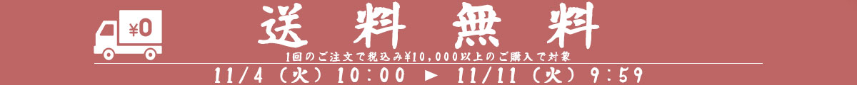 送料無料キャンペーン