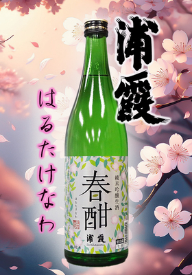 【年一回限定】純米吟醸生酒 春酣(はるたけなわ) 浦霞(うらかすみ)720ml