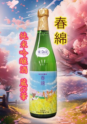 綿屋(わたや)純米吟醸酒 春綿(はるわた) 蔵の華　720ml