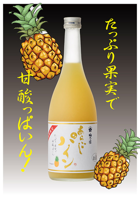梅乃宿(うめのやど) あらごしパイン　720ml
