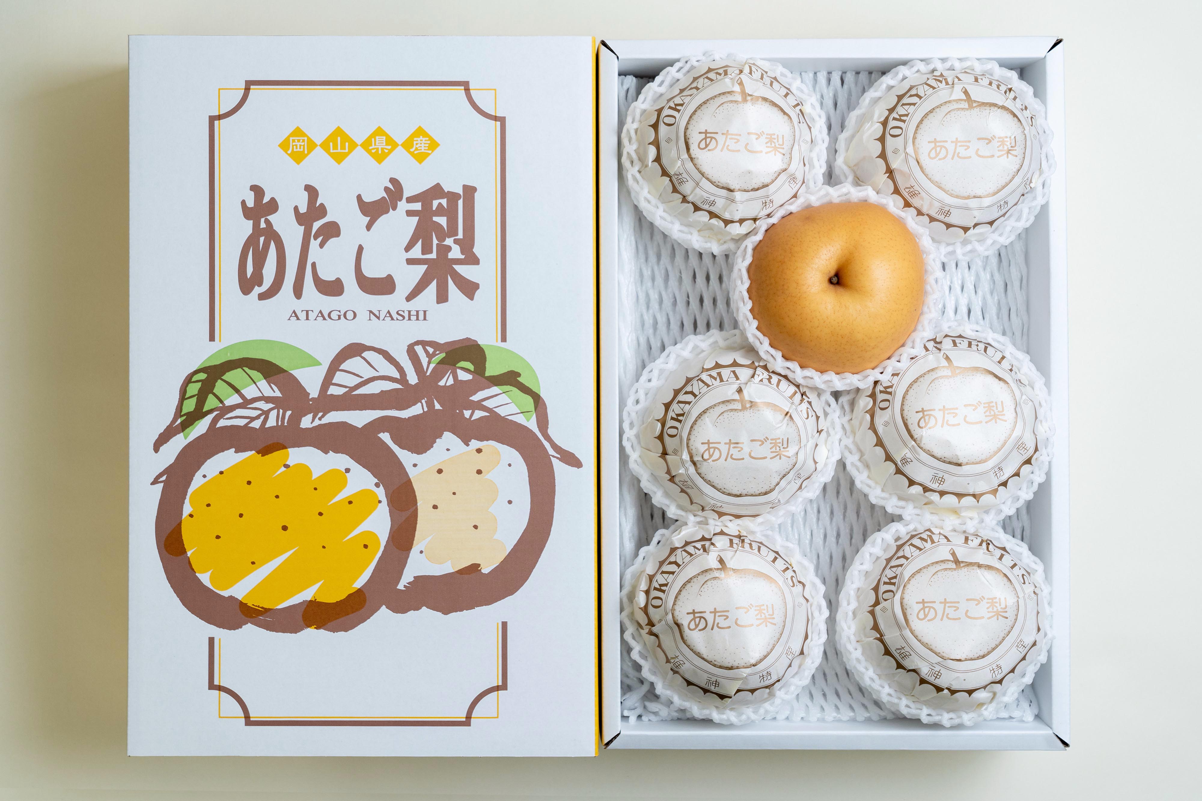 家庭用あたご梨4kg 青秀7玉(約600g玉) | 石原果樹園ネットショップ