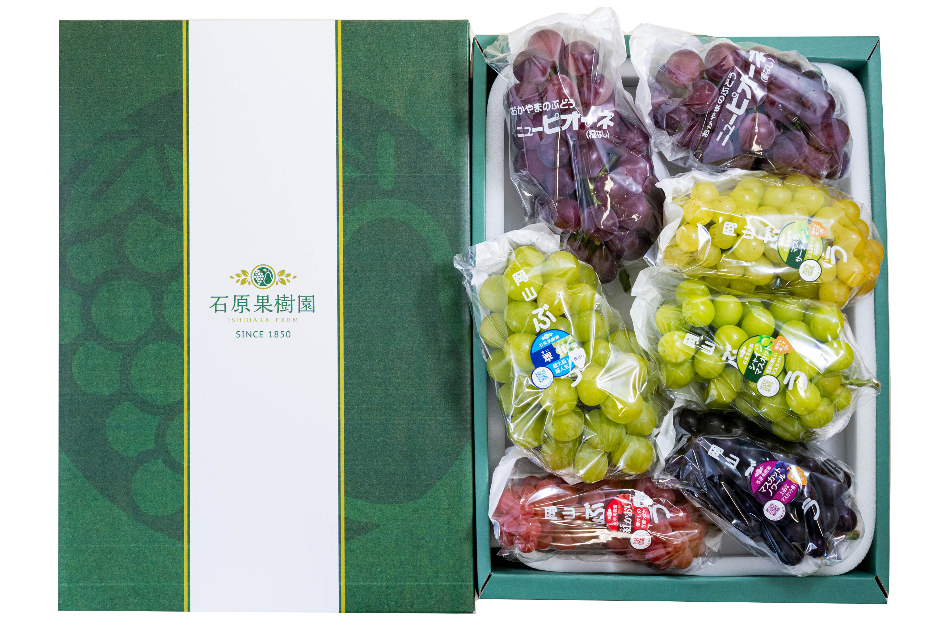 マスカサーティーンぶどう7パック入 【2024年発送分】葡萄研究所の新