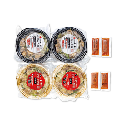 【直送商品】やまや　個食もつ鍋セット 明太子付（6802）　SL 1208 612