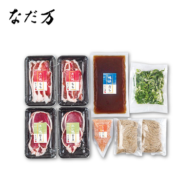 【直送商品】なだ万　鴨鍋セット（KN-10A）　IL 1201 612