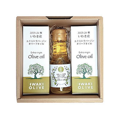 【直送商品】いわきオリーブ　いわき産オリーブオイル３本セット　IL 1710 410