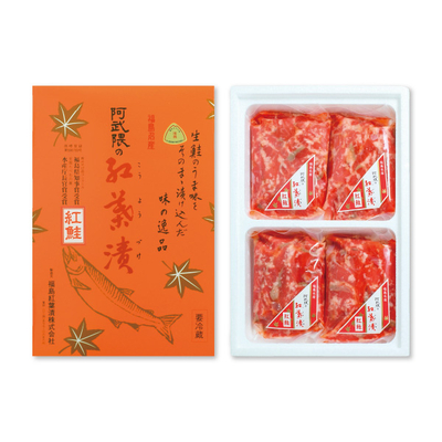 【直送商品】福島紅葉漬　阿武隈の紅葉漬　紅鮭（B-5GA）　SM 2204 711