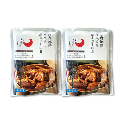 【直送商品】秋田味商　比内地鶏炭火炙り鶏まぶしの具４食詰合せ（RTM-4）　IL 2813 422