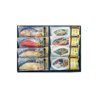 【直送商品】丸七佐藤水産　レンジで簡単焼魚・包み焼き詰合せ（KN-50）　SL 3002 712
