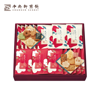 中央軒煎餅　花色しおん　冬（30N）　SI 4110 220