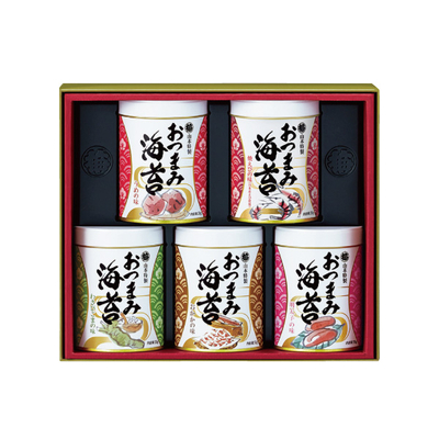 山本海苔店　おつまみ海苔5缶詰合せ（OR5A）　SI 5511 630
