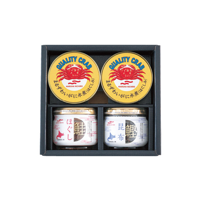 マルハニチロ　まるずわいがに缶+瓶詰セット（BZ-3M）　UI 6106 420