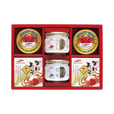 マルハニチロ　かにみそ＋かに缶＋瓶詰セット（KZM-50K）　UI 6105 420