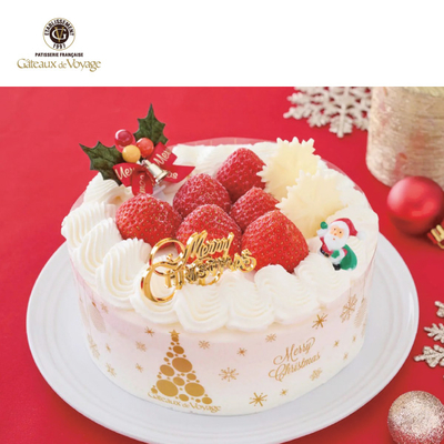 ［ガトー・ド・ボワイヤージュ］国産苺のショートケーキ　5号