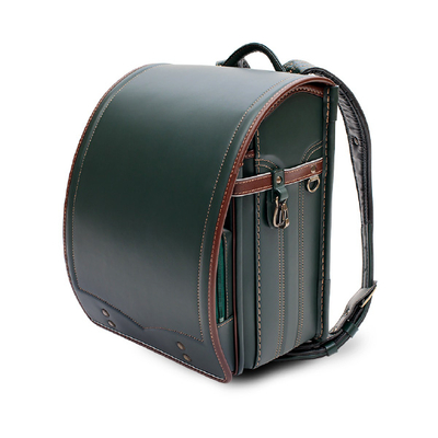 市川鞄広　トラディション　グリーン/茶