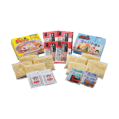 【直送商品】河京　喜多方ラーメン　温冷8食　とろっとチャーシュー付（A029）　IL-1909-620