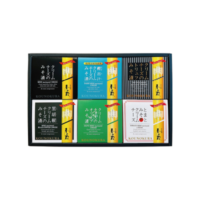 【直送商品】香の蔵　6種のクリームチーズみそ漬セット（005）　SL-2012-610