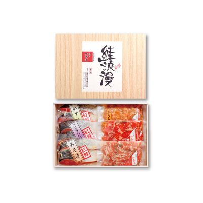 【直送商品】福島紅葉漬　阿武隈の鮭浪漫（LR-5GA）　SM-2509-711