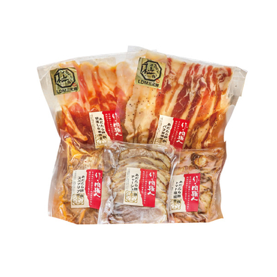 【直送商品】オクヤマフード　あだたら豚極味付け肉＆お惣菜セット（O-3）　SL-2703-722