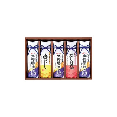 小豆島　杉樽仕込　生搾醤油・調味料詰合せ（MA-30）　SI-6609-410