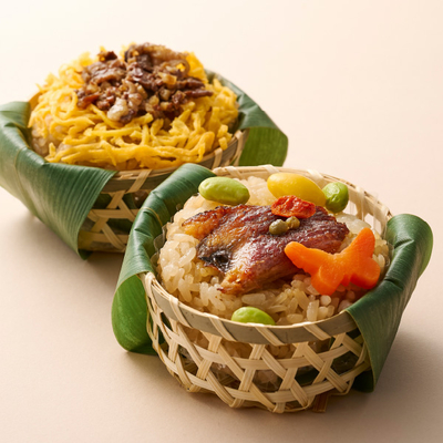 【美濃吉】【敬老の日】鰻の飯蒸しと和牛の飯蒸しの詰合せ（UWI-50A）【冷凍・送料込み】