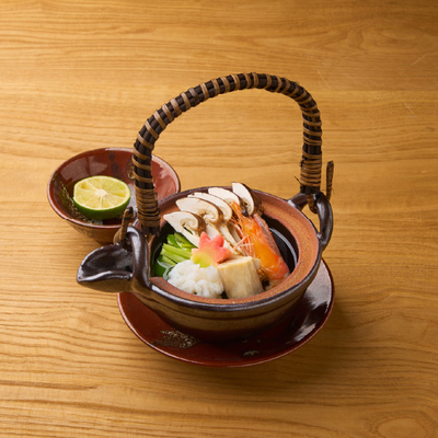 【美濃吉】【敬老の日】国産松茸の土瓶蒸し（2人前）【冷凍・送料込み】