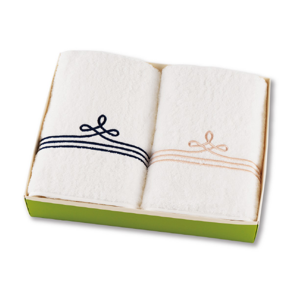 ホットマン＞ボーダー バスタオル2枚セット | うすい百貨店オンライン