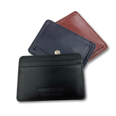 マーク入り革製コインケース