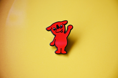 チーバくん ピンバッヂ <おてふり>