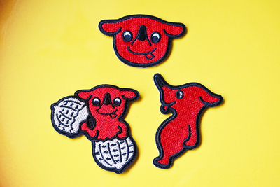 チーバくん ワッペンステッカー