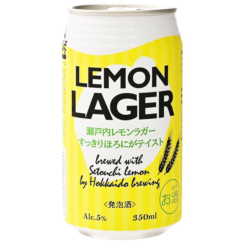 クラフトビール フルーツ】瀬戸内レモンラガー 北海道麦酒醸造 350ml