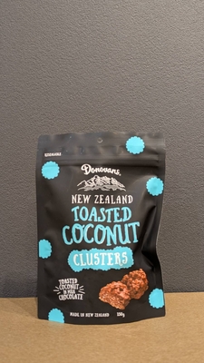 ドノバンズ　トーステッドココナッツ クラスターズチョコ