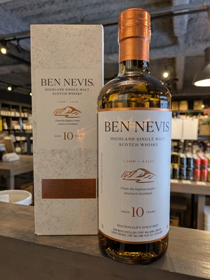 ベンネヴィス10年　UK流通ボトル