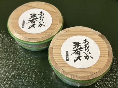 あおりいか昆布〆　1樽70g