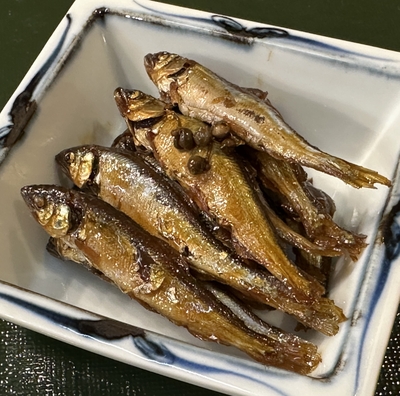 琵琶湖産　稚鮎の山椒煮　1p（70g）