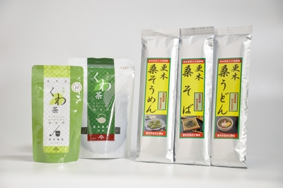 更木桑茶・桑麺セット(箱入)
