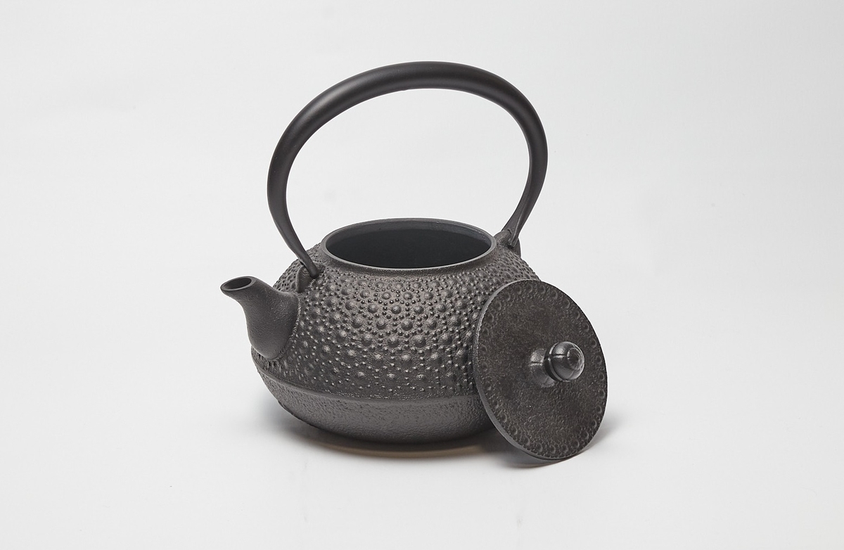 鉄瓶 9型平丸亀甲 黒焼付 | 展勝地レストハウスオンラインストア