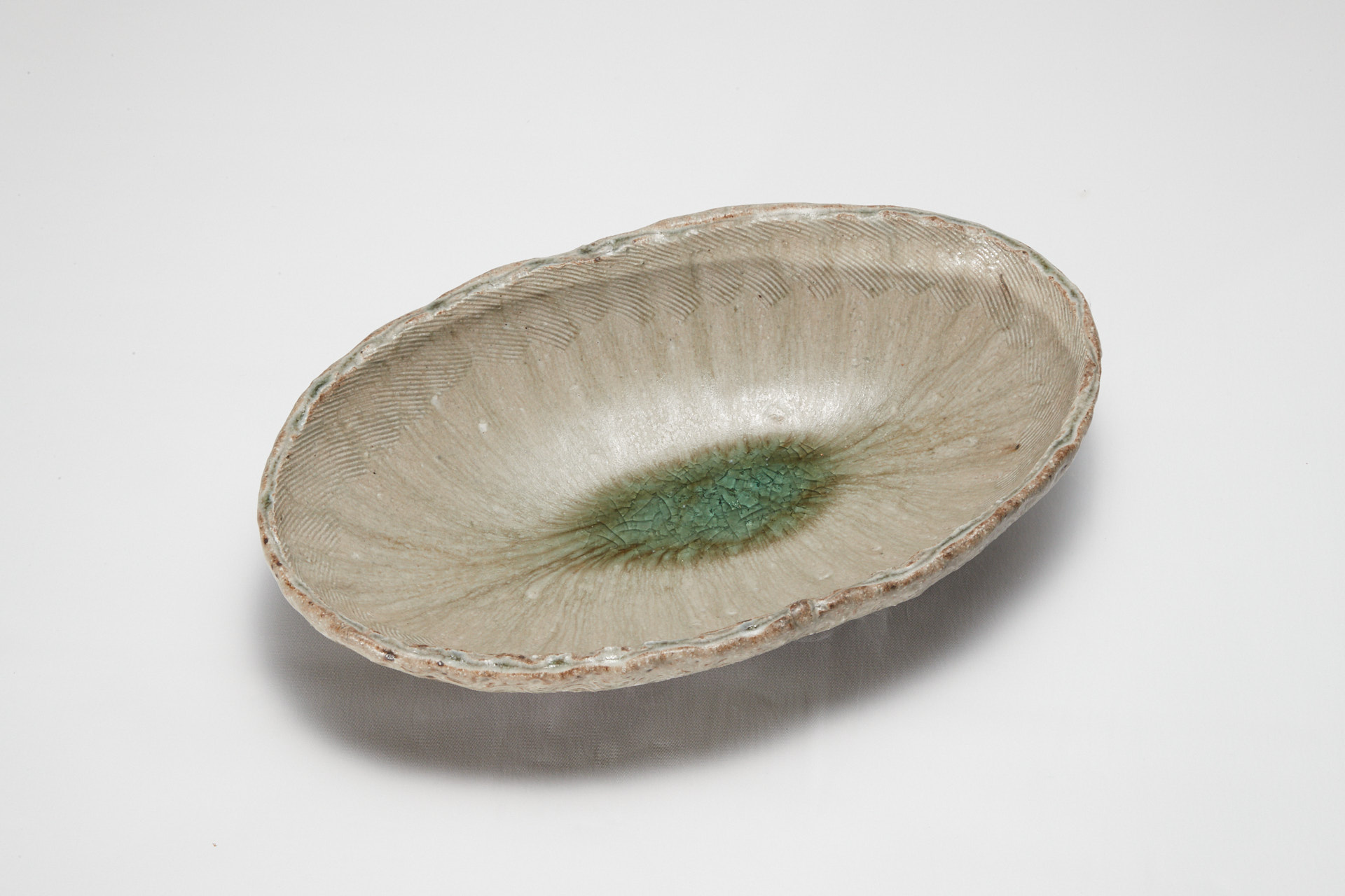 如月窯 藍彩楕円鉢 | 展勝地レストハウスオンラインストア