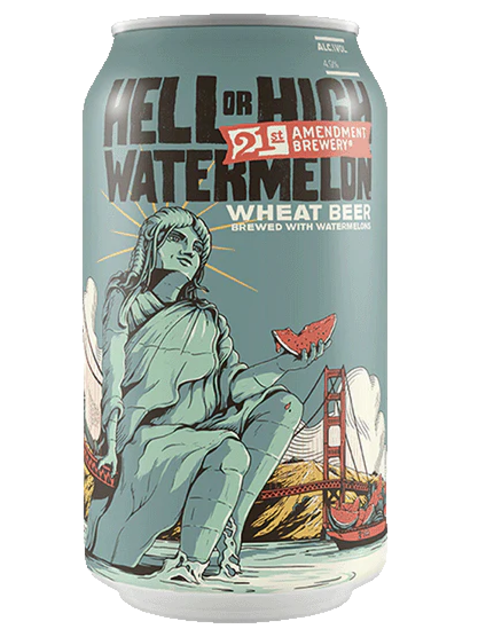 21st Amendment Brewery Hell Or High Watermelon | BUBBLES